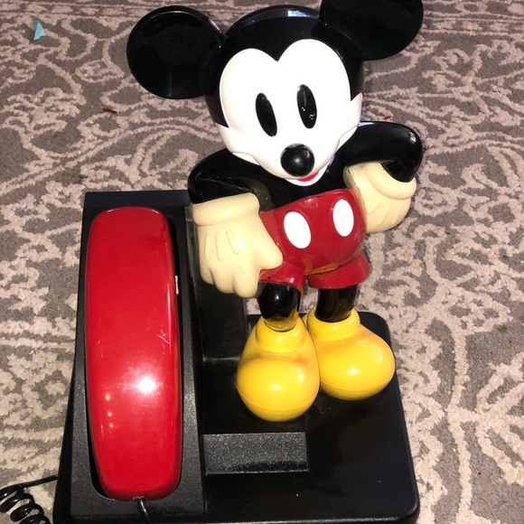 Disney Other - Mickey Mouse home phone CORDED vintage